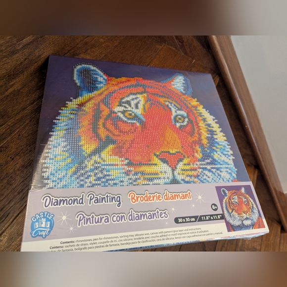 Free Add On With $30 Full diamond painting kit Fiery Beauty by Castle Craft - Picture 6 of 6